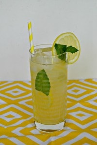 Sip on this refreshing Honey Lemon Mint Iced Tea all summer long!