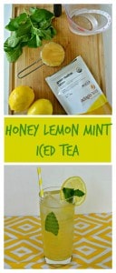 This refreshing Honey Lemon Mint Iced Tea recipe is perfect for hot days!