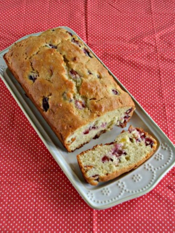 Looking for a delicious sweet bread? Try this awesome Cherry Almond Quick Bread!