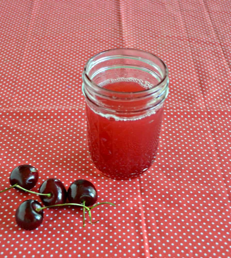 You can make this cherry lemon syrup ahead of time then have Cherry Lemonade Spritzers anytime you want!