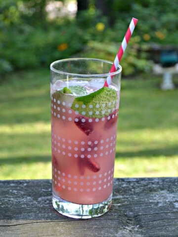 Sip on this refreshing Cherry Lemonade Spritzer all summer long!