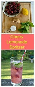 Everything you need to make these delicious Cherry Lemonade Spritzers
