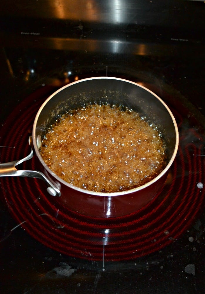 Make your own vegan caramel using maple syrup!