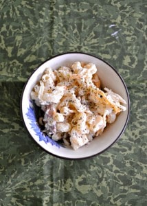 Jalapeno Popper Macaroni Salad is a delicious twist on the classic!
