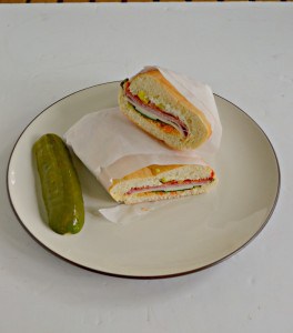 Delicious Muffuletta Sandwich