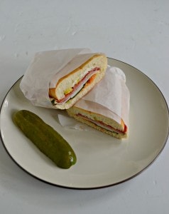 I love the meats and cheeses in this delicious Muffuletta Sandwich!