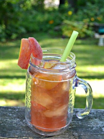 Cool off with a glass of Peach Iced Tea!