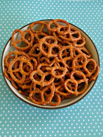Spicy Ranch Pretzels are a hit in lunchboxes and on road trips!