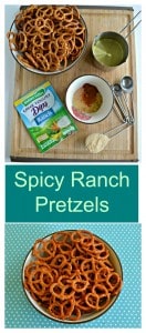 It's easy to make these tasty Spicy Ranch Pretzels