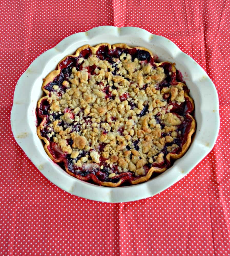 Stuffed with strawberries, blueberries, and blackberries, this Triple Berry Pie is always a favorite!