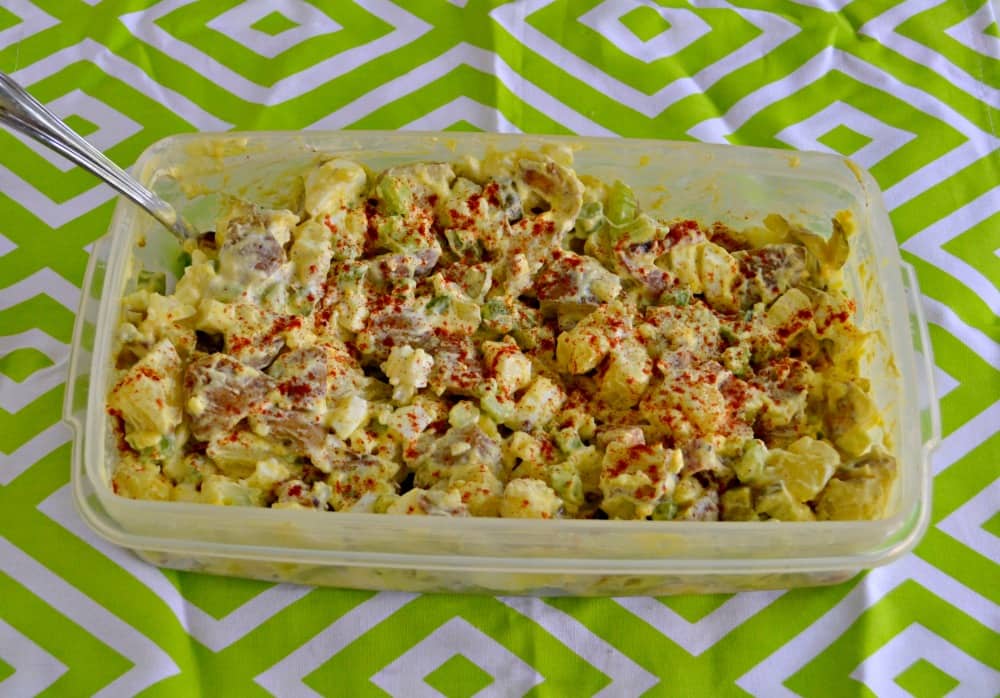 Every cookout needs a great side dish and this All American Potato Salad is perfect!