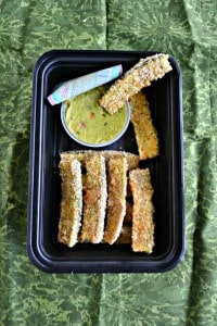 Looking for a great snack? Check out these Baked Zucchini Sticks with Guacamole!