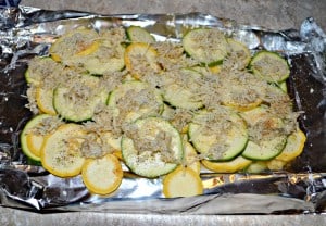 Grab some fresh zucchini and squash and grill them in these awesome Garlic Parmesan Packets!