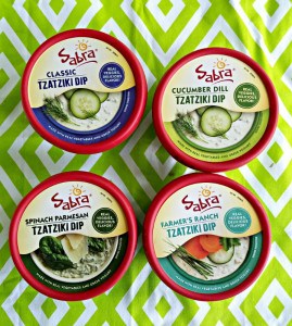 Try all 4 delicious flavors of Sabra Tzatziki Dips!