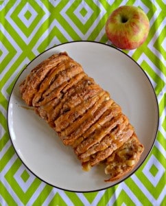 Caramel Apple Pull Apart Bread is great for sharing....but you may not want too!