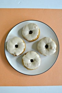 Pumpkin Spice DOnuts with a delicious glaze are a fall favorite!