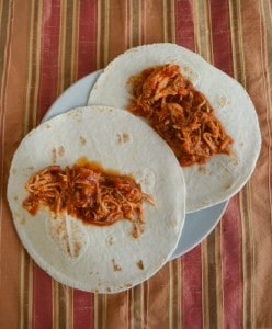 Make these Slow Cooker Chicken Tacos now or freeze the ingredients for later!