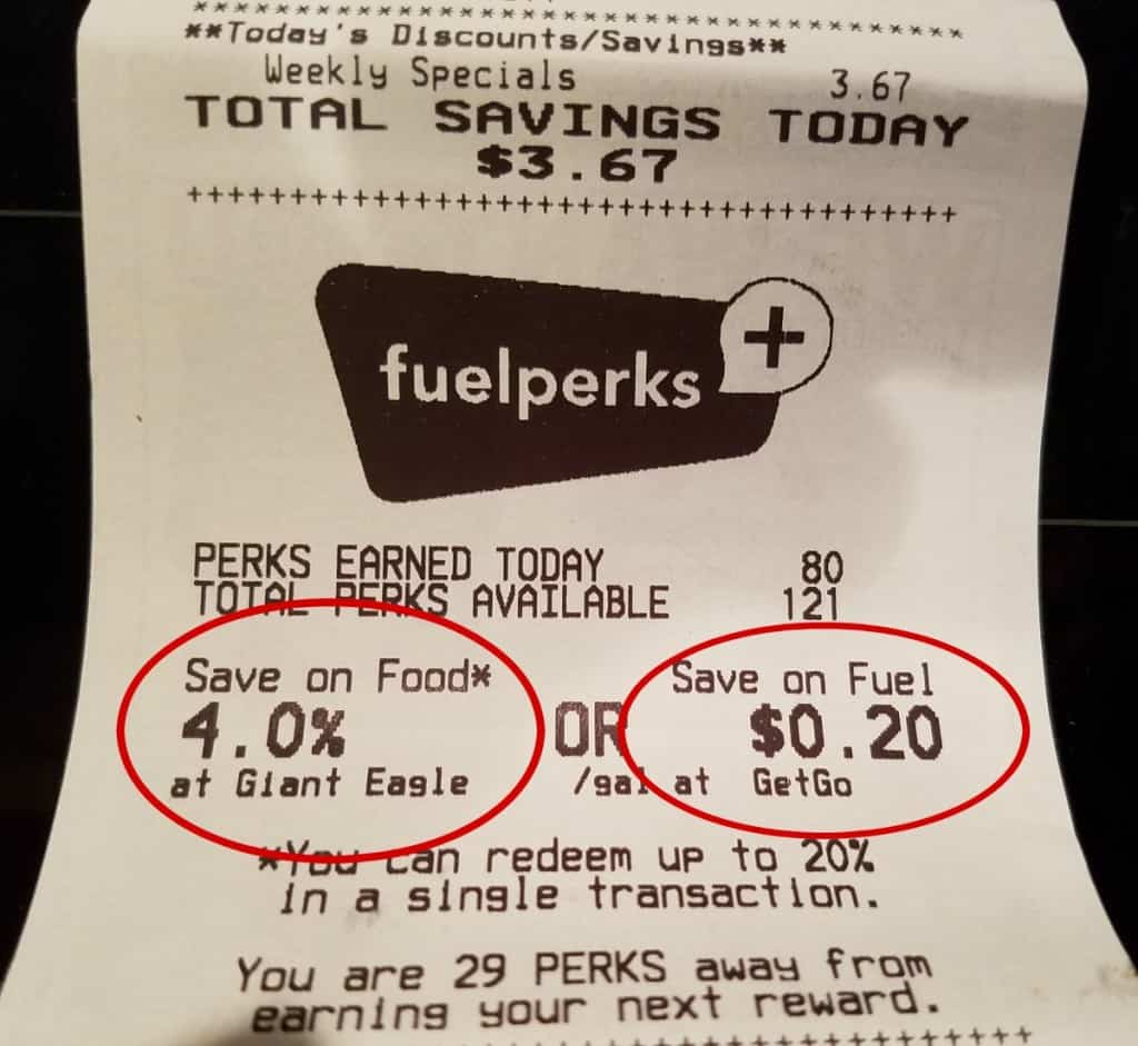 Get Fuel Perks at Giant Eagle AND GetGo!