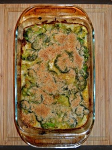 Bake up a pan of Cheesy Broccoli Gratin