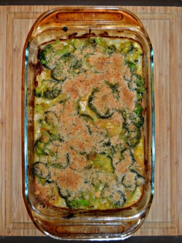 Bake up a pan of Cheesy Broccoli Gratin