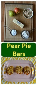 Everything you need to make Pear Pie Bars