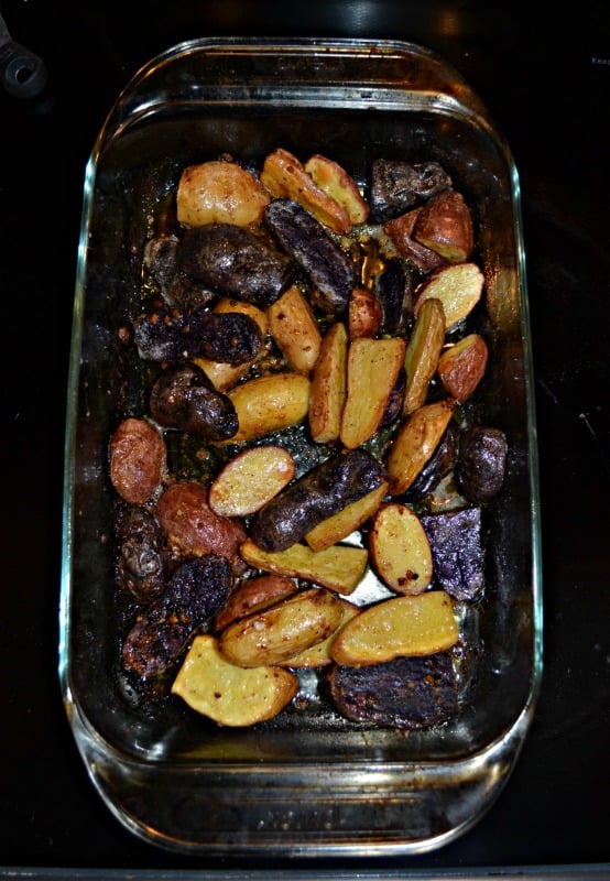 Easy Roasted Fingerling Potatoes is a delicious side dish!