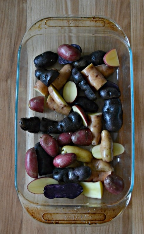 Try a Trio of Roasted Fingerling Potatoes for a side dish!