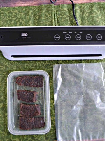 Make Beef Jerky at home and seal in the freshness with this ICO Vacuum Sealer!