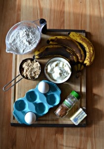 Everything you need to make Eggnog Banana Bread