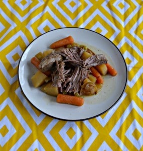 Make dinner easy with this Mississippi Roast made in the slow cooker.