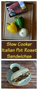 Slow Cooker Italian Pot Roast Sandwiches are a delicious and easy to make dinner!