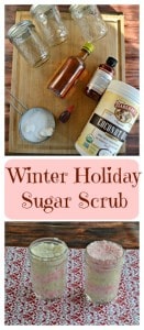 Everything you need to make Winter Holiday Sugar Scrub