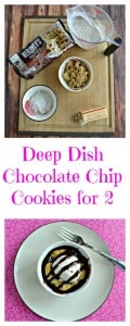 Grab these ingredients and make your sweetheart Deep Dish Chocolate Chip Cookies for 2!