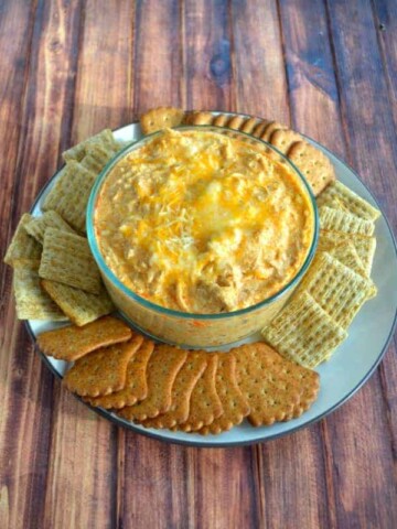 Dip into this spicy and delicious Instant Pot Buffalo Chicken Dip!