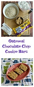 Everything you need to make the BEST Oatmeal Chocolate Chip Cookie Bars