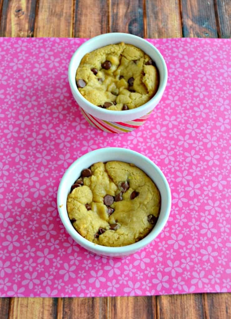 Looking for a Valentine's Day dessert? Check out these delicious Chocolate Chip Cookies for 2!!