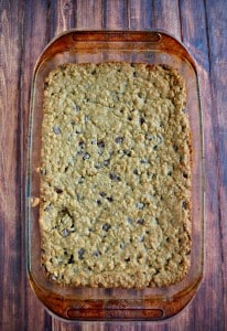 Make a pan of these awesome Oatmeal Chocolate Chip Cookie Bars!