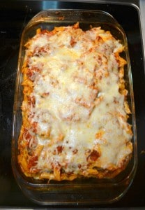 I can't get enough of this delicious Baked Ziti with Meat Sauce!