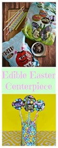 It only takes a few minutes and a handful of ingredients to make this fun Edible Easter Centerpiece!