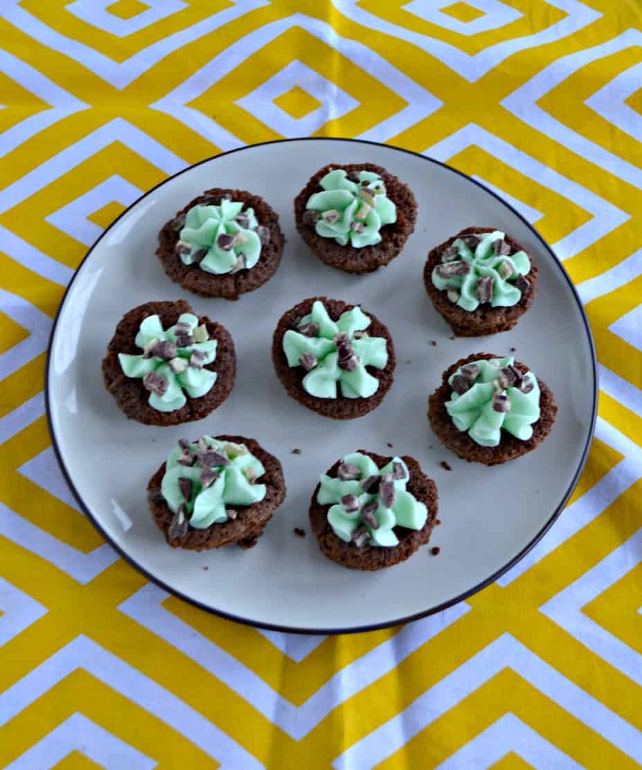 These St. Patrick's Day Brownies with Buttercream Frosting are delicious