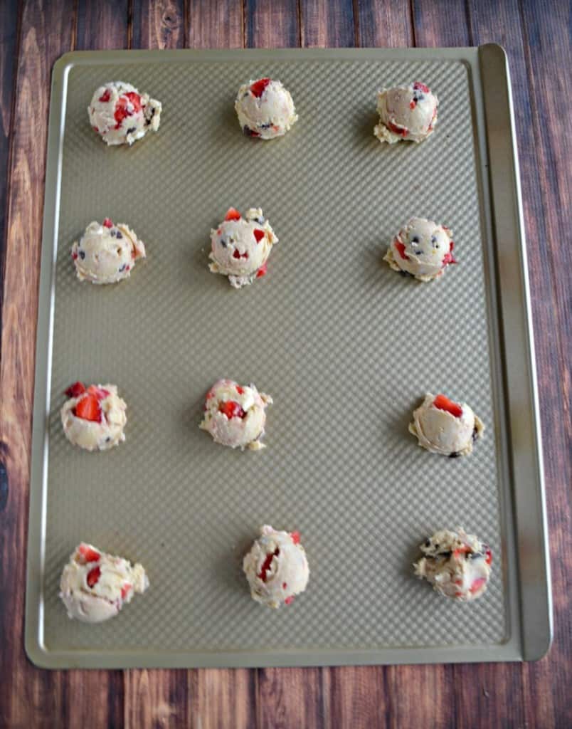 Strawberry Chocolate Chip Cookies are perfect for sharing with the one you love. 