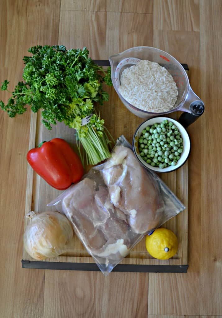 Everything you need to make Chicken Paella