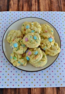 Funfetti Cake Mix Cookies are a fun and easy Easter cookie!