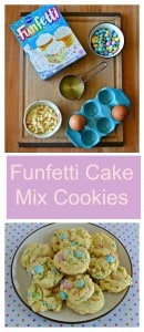Funfetti Cake Mix Cookies are good for any holiday!