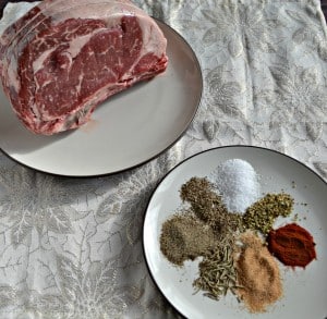 Pepper and Herb Crusted Standing Rib Roast is a favorite for company!