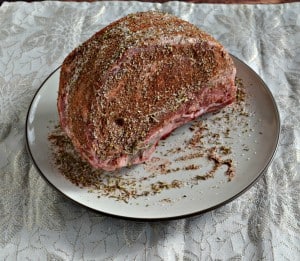 You'll love this Pepper and Herb Crusted Standing Rib Roast