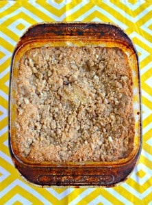 Looking for a fun twist on traditional coffee cake? Try this bright and fresh Meyer Lemon Coffee Cake!