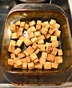 Honey Sesame Tofu is easy to make and a delicious Meatless Monday Meal!