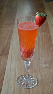 Strawberry Bellini's are the perfect brunch cocktail!