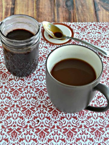 Try this flavorful Peppermint Mocha Coffee Syrup in your morning coffee.